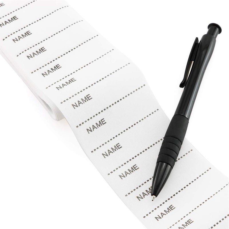 Lind Kitchen 200pcs Name Labels Tags Fabric Custom Clothing Writable Garment Labels Marker Clothes Sewing Accessories for School - Image 1